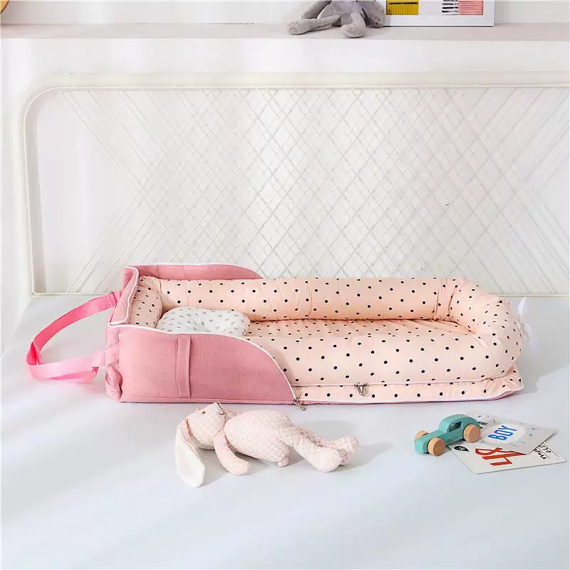 Handheld children's bed, foldable crib for new born
