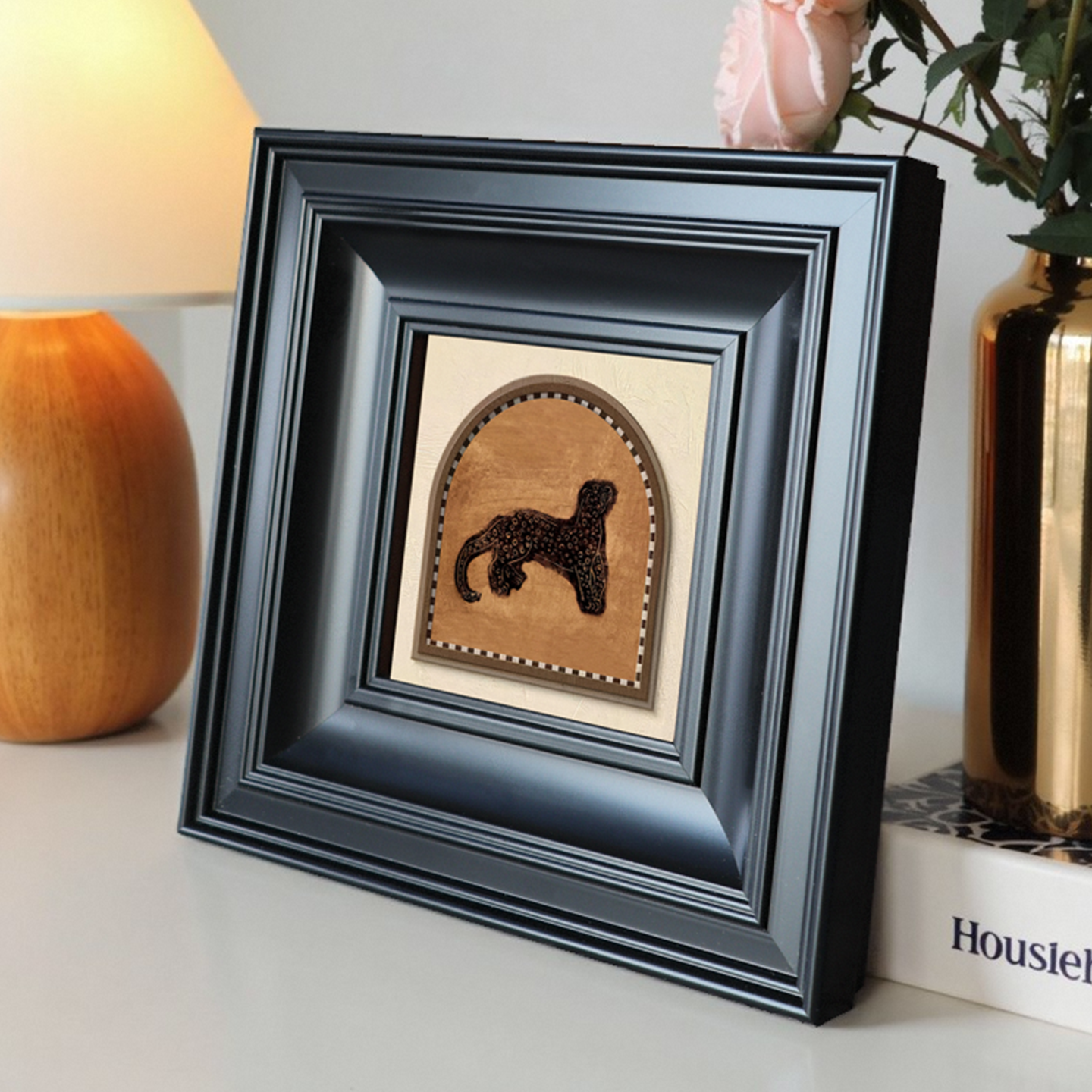 五月画馆画框法式中古复古小众高级感黑色相框油画水彩画宽边画框,淘宝优惠券,粉丝福利购,淘宝优惠卷