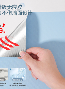 【可撕无痕】出租房自粘墙纸