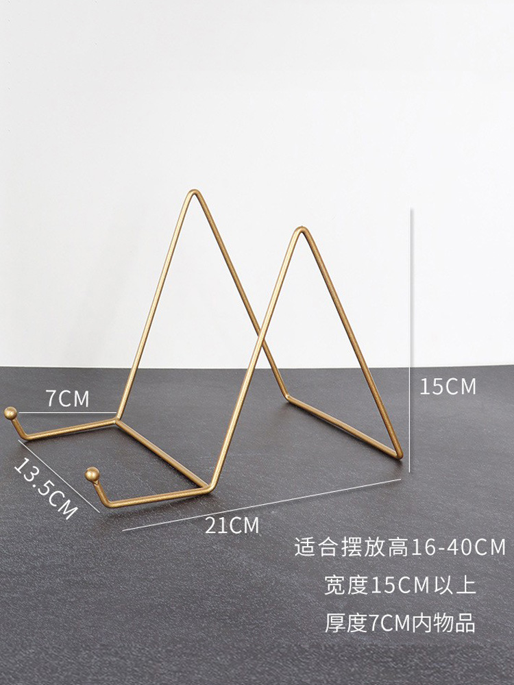 盘子支架展示架钟表摆放托架挂盘照片相框托赏盘瓷盘碟子架子盘托 - 图3