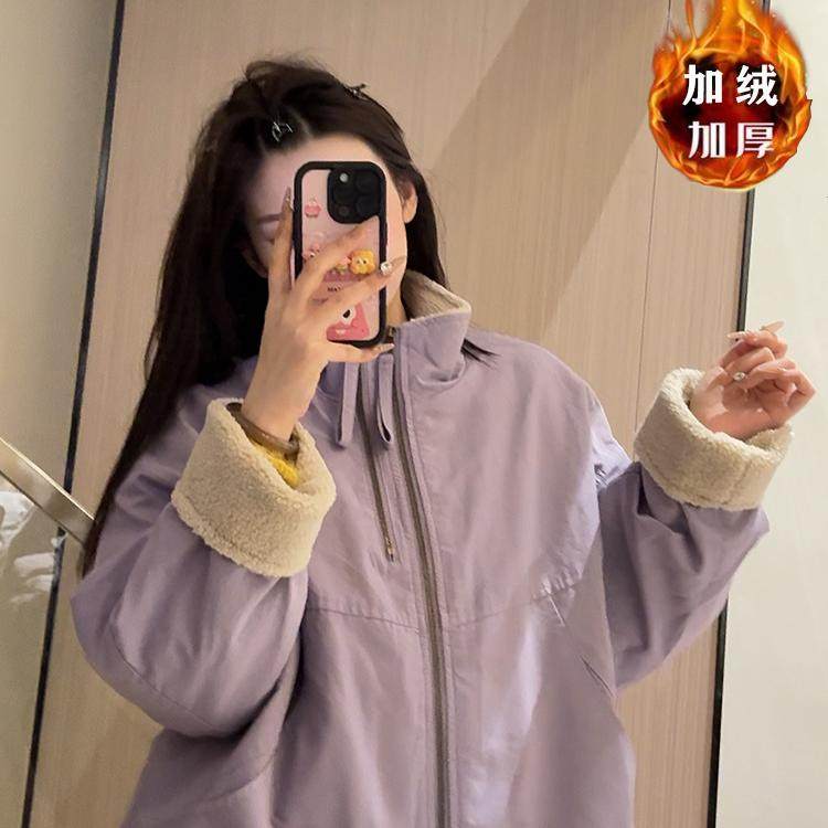 英伦风短外套女通勤2024冬季新款加厚面包服百搭韩系派克服高级感,淘宝优惠券,粉丝福利购,淘宝优惠卷