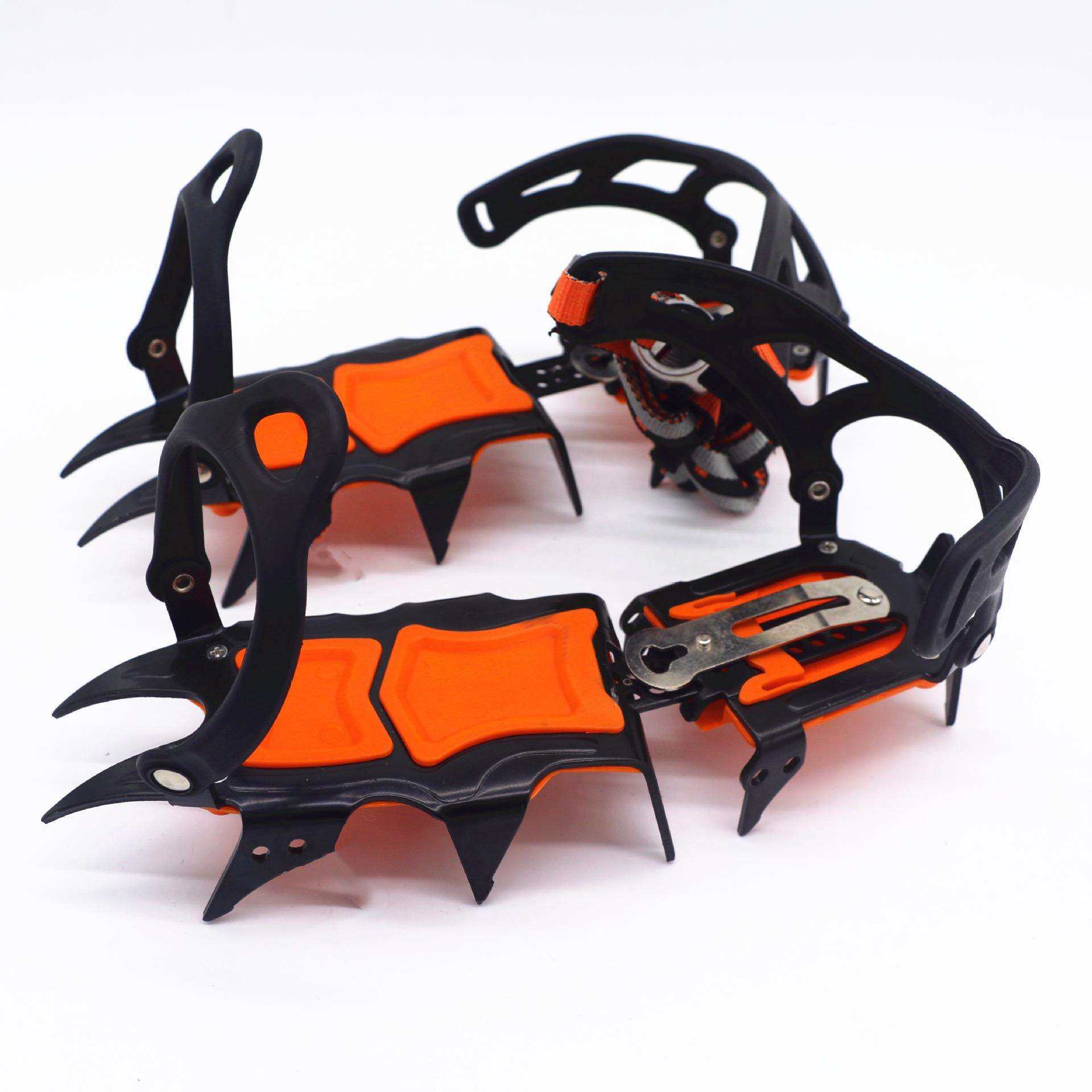 漾格户外登山用品十二齿带孔可调节冰爪含挡雪板虎爪,淘宝优惠券,粉丝福利购,淘宝优惠卷