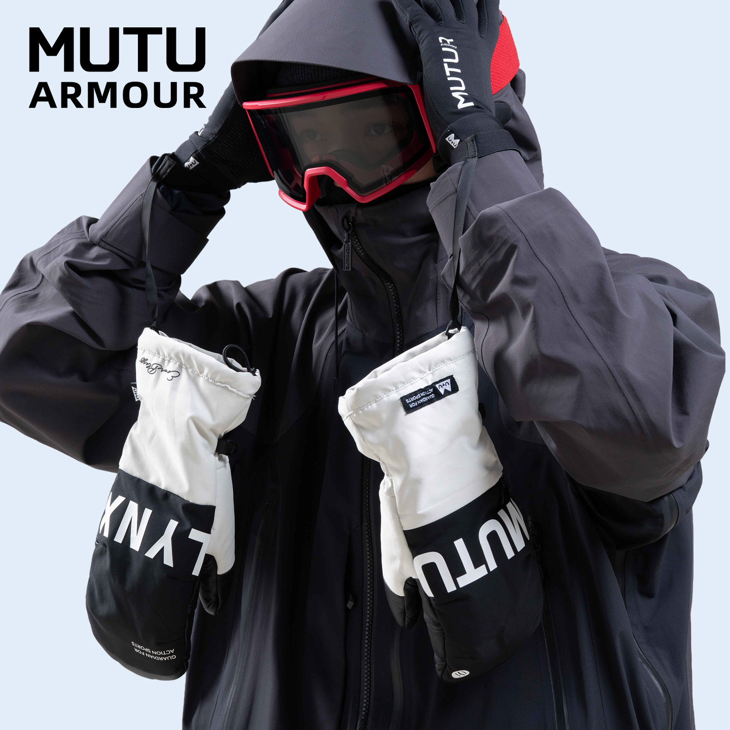 【新品】MUTU滑雪手套女防滑耐磨连指闷子单板男骑行保暖防风内胆,淘宝优惠券,粉丝福利购,淘宝优惠卷