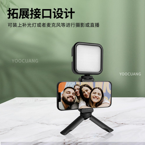 迷你三脚架适合GoPro13影石insta360 Acepro2 X6 X5 X4Air go3 3S大疆Action6/5多功能专用手持稳定拍照神器 - 图1