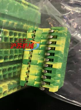WAGO 接线端子870端子2.5平方黄绿色接地端子