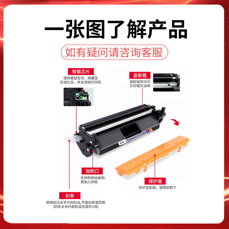 适用惠普m148fdw硒鼓CF294A碳粉m148dw m118dw墨盒hp94a墨粉盒laserjet pro mfp易加粉m149fdw粉盒激光打印机 - 图1