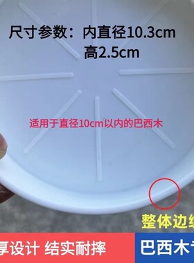 巴西木专用托盘塑料盆简约加厚盆