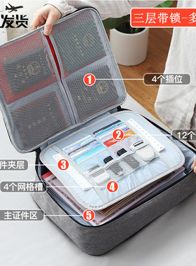 多层证件收纳包旅行大容量卡包重
