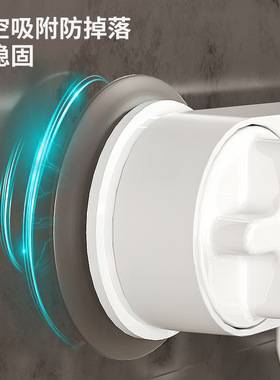 吸盘拖把壁挂夹浴室门后免打孔挂