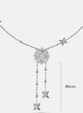 高银版项链女EGEM意境S925纯银