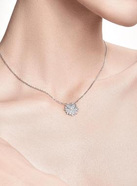 高银版项链女EGME意境S925纯银