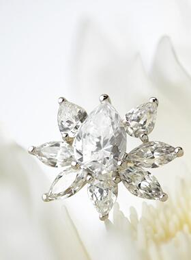 EGEM意境莲花项链925银饰轻奢