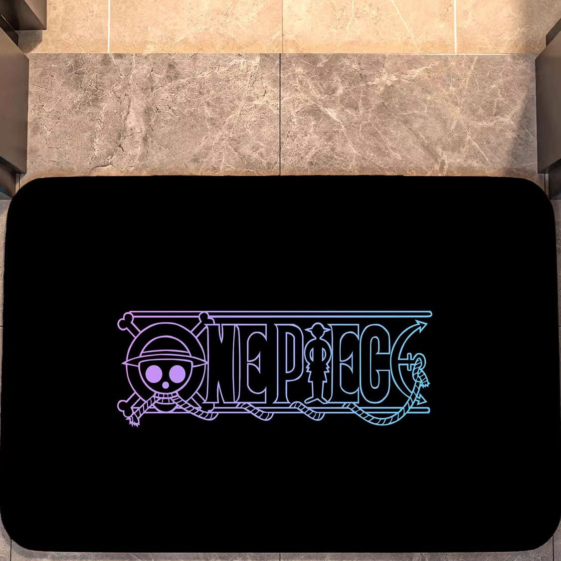 海贼王地垫入户门垫门口进门脚垫子家用玄关地毯防滑耐脏可裁剪,淘宝优惠券,粉丝福利购,淘宝优惠卷