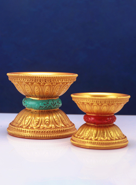 浮雕花钵碗藏式用品水果钵