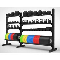 Gym Equipment Wall Ball Kettlebell Rack Fitness Dumbbell Rac
