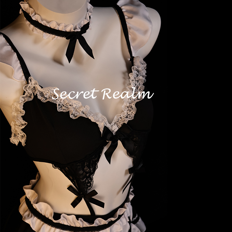 秘境「布丁管家」性感睡裙女仆蝴蝶结蕾丝内衣情调诱惑纯欲风qqny,淘宝优惠券,粉丝福利购,淘宝优惠卷