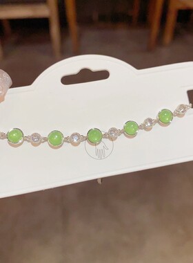 女铜时尚通勤真金电镀手链小清新