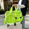 Large capacity waterproof travel bag visible jelly storage bag