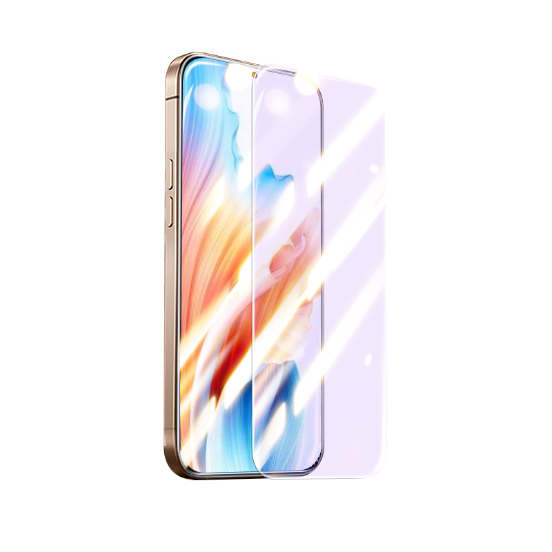 适用OPPOA2 5G手机膜全屏超清电镀防爆oppoA2钢化膜A2m防摔抗蓝光护眼PJB110贴膜OPPOA2X保护膜防指纹无白边 - 图3