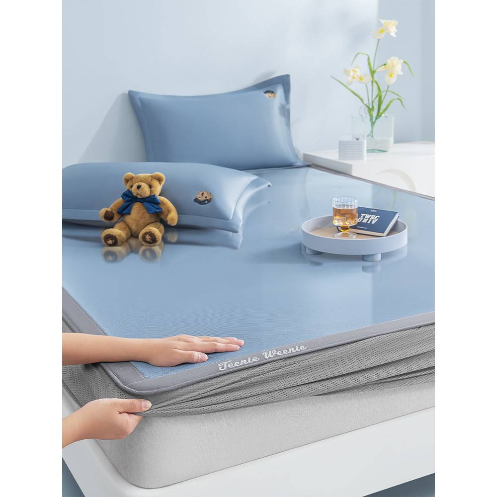 eTeneW凉en机感i用e小熊A类凉8499冰丝席ei可夏季家空调软洗三席 - 图0