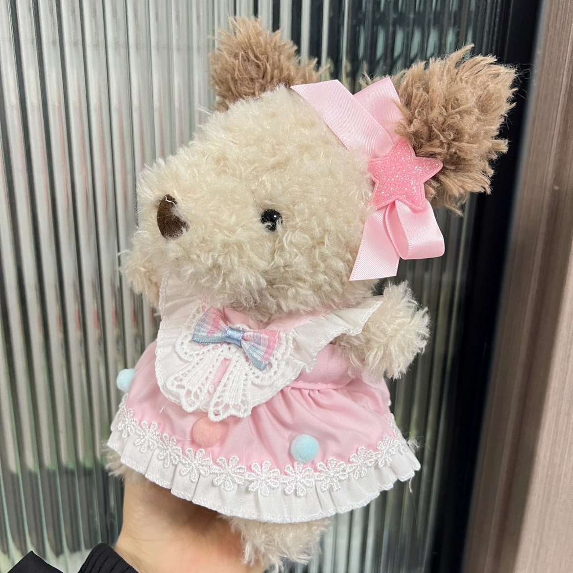 Jellycat玩偶着替little系列娃衣18cm小狗小兔小羊裙子春衣服套装 - 图3