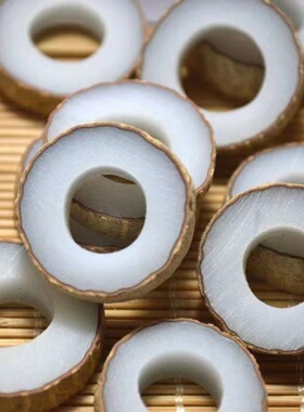 自制白玉菩提戒指手工diy成品