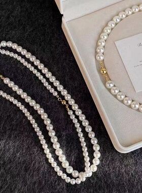 毛衣链链新款高级感脖颈法式锁骨