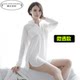 Sexy Pajamas ເສື້ອ Summer ຂອງແມ່ຍິງ Dress ສີຂາວ