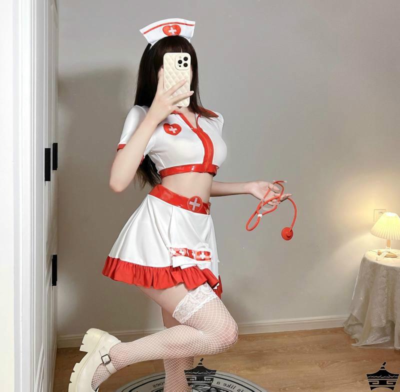 酒吧女团演出服DS舞台服装gogo秀DJ夜店气氛角色制服护士短裙套装 - 图2