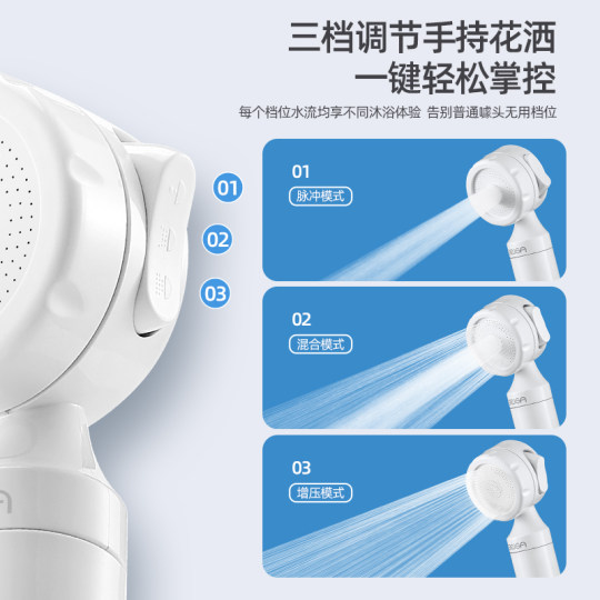 BINGA travel shower filter dechlorinator