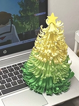 diy Christmas tree perfunctionPaper art material package 3D Cubic kindergarten parent-child primary school holiday creative advanced sensation swing piece
