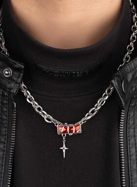 王嘉尔同款灵蛇缠绕星芒项链