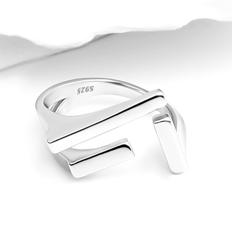 【生日礼物】致命游戏阮澜烛同款戒指纯银几何夏之光指环高级感