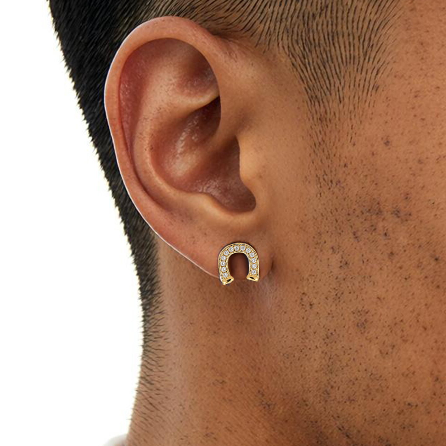 MEDM HERO蹄环耳钉马年生肖送女友百搭高级感小众设计情侣款耳饰,淘宝优惠券,粉丝福利购,淘宝优惠卷