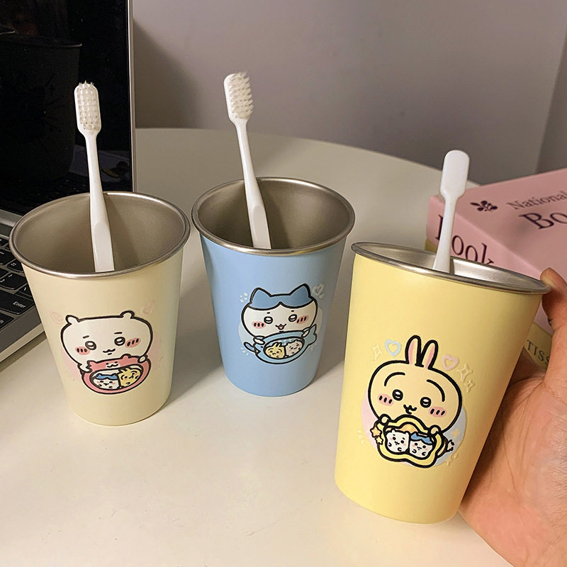 儿童小不锈钢杯子高颜值喝水亲子卡通创意小熊可爱漱口牙刷杯防霉,淘宝优惠券,粉丝福利购,淘宝优惠卷