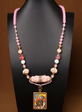 重工泰国多宝佛牌链手工吊坠绳链