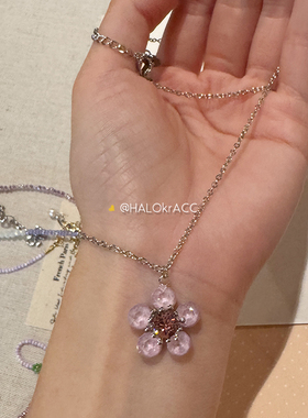 HALOkrACC韩代风信海洋项链