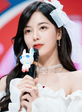 HALOkrACC韩国正品裴珠泫 Irene同款黑白花藤蕾丝珍珠链条颈链