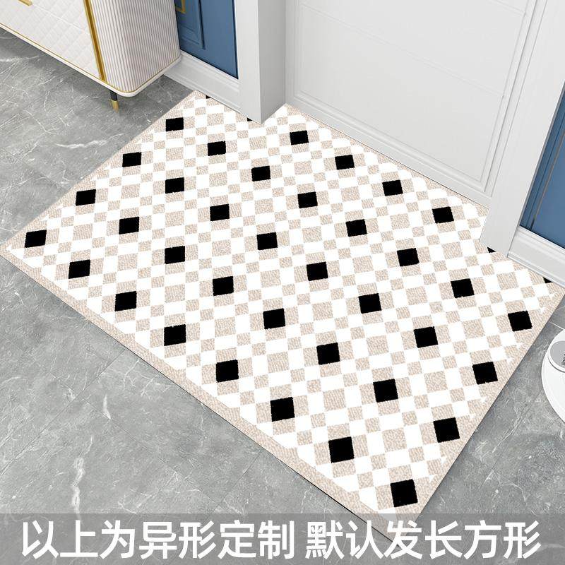 防滑垫子入户门地垫简约现代耐脏致密圈绒防滑脚垫玄关地毯进门垫,淘宝优惠券,粉丝福利购,淘宝优惠卷