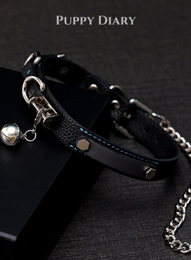 Puppy*铃铛项圈女骨头牌项链拼色颈圈女m颈饰情侣饰品项链
