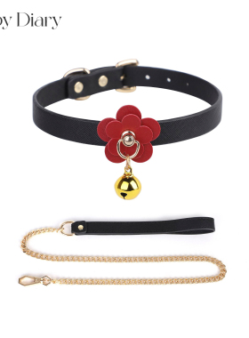 Puppy*花铃项圈choker铃铛女手环饰品手链花朵锁骨链脚链套装