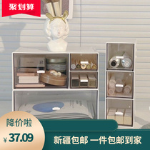 Xinjiang Ins desktop containing box acrylic office Drawer Cosmetic Shelve Student Desk