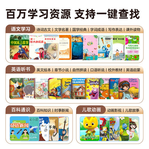 听力熊T8复读机智能AI随身学习机熏听机Line联名礼盒英语复读机随身听英语听力宝磨耳朵神器同步新课标 - 图2