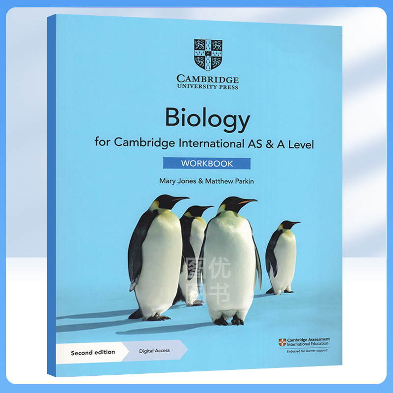 剑桥ALEVEL生物(2022考纲版) Cambridge International AS A Level Biology Coursebook/Workbook/Practical国际英语课程教科书-图0