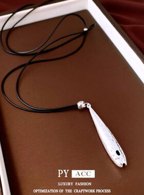 哑光百搭项链批发精致高级感轻