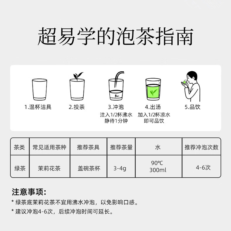2025新茶特级茉莉花茶叶胖东来官方旗舰店正品飘雪浓香型茶包饮料