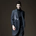 Sản phẩm PINLI mùa đông quần áo nam mới thêu áo khoác len dài B174202073 - Áo len