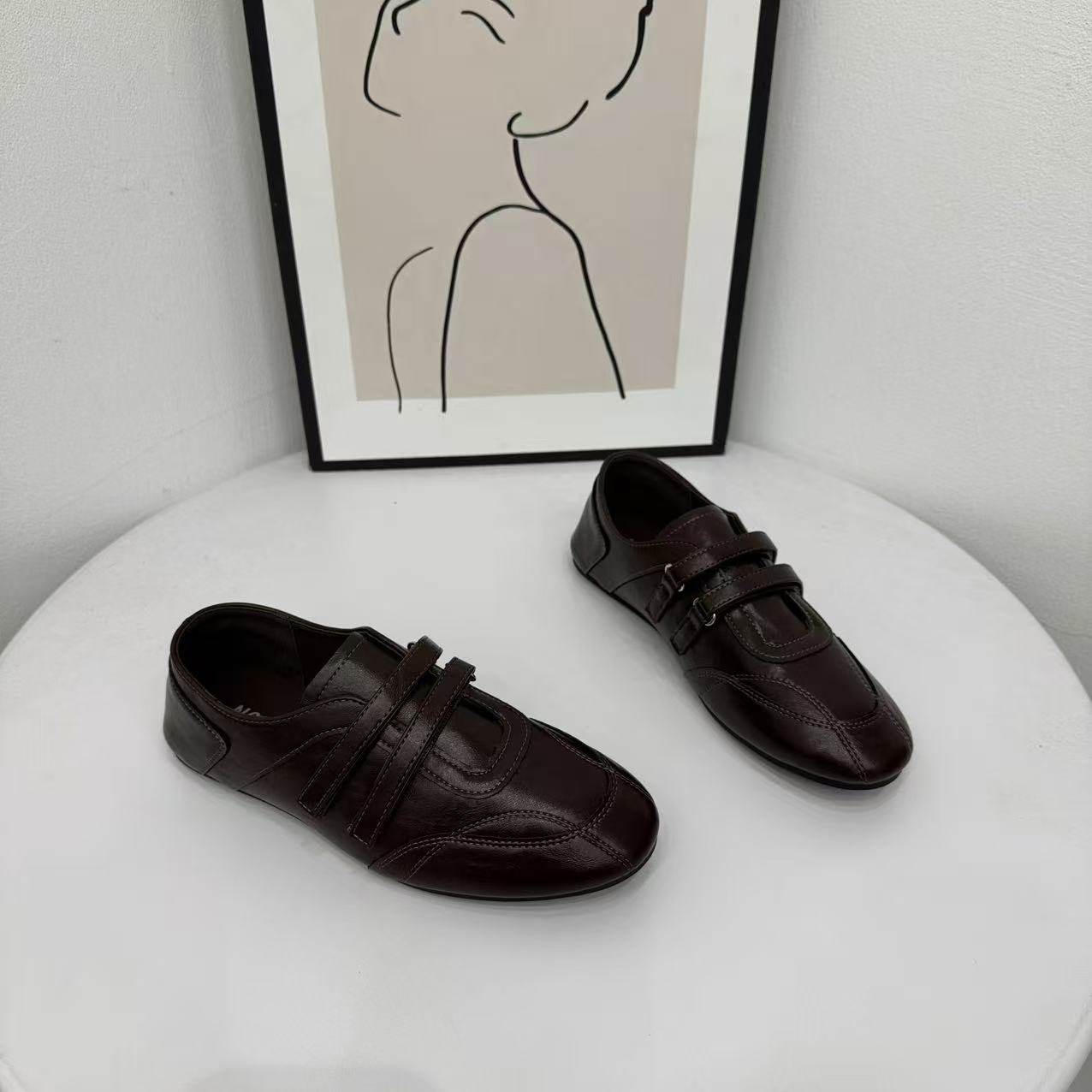 内增高平底勃肯鞋软底小皮鞋女2026新款春小白鞋玛丽珍芭蕾风单鞋,淘宝优惠券,粉丝福利购,淘宝优惠卷