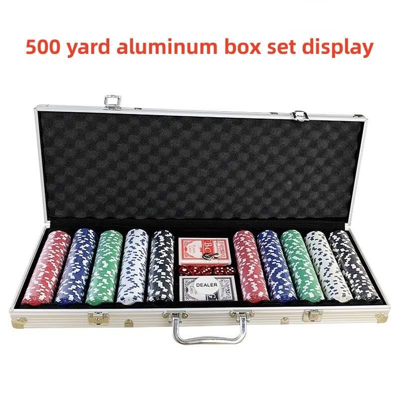 texas hold em poker set aluminum case 500 dice chips扑克 - 图1