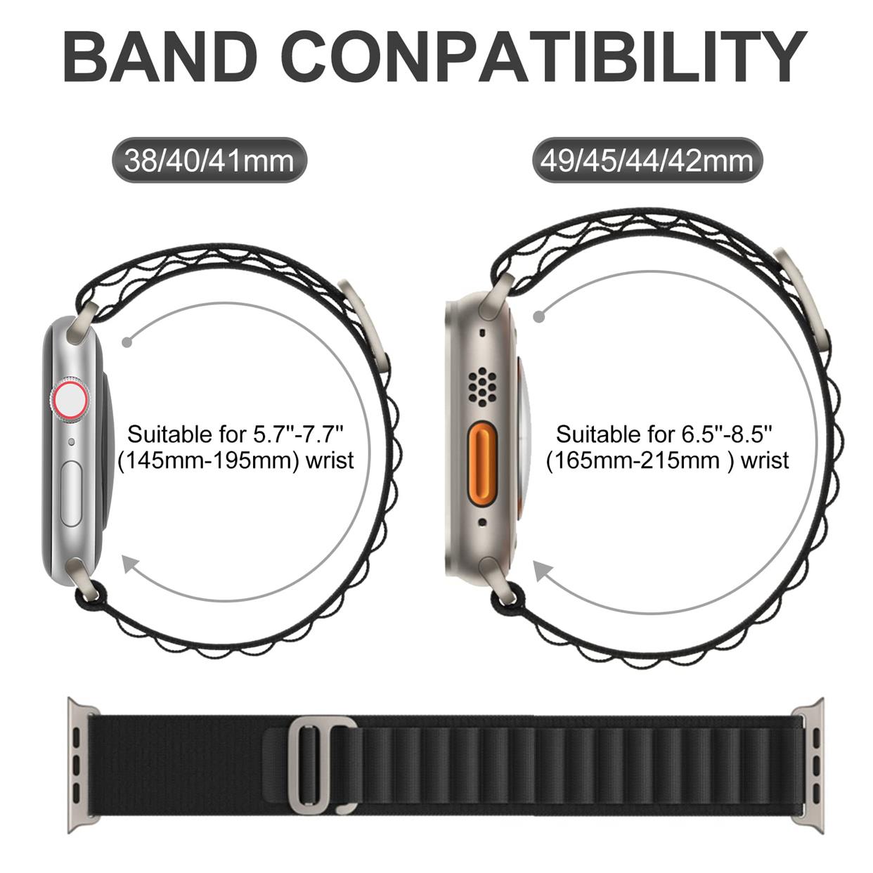 Strap For Apple Watch Band 44mm 45mm 40mm 41mm 49mm 38mm 42m - 图3